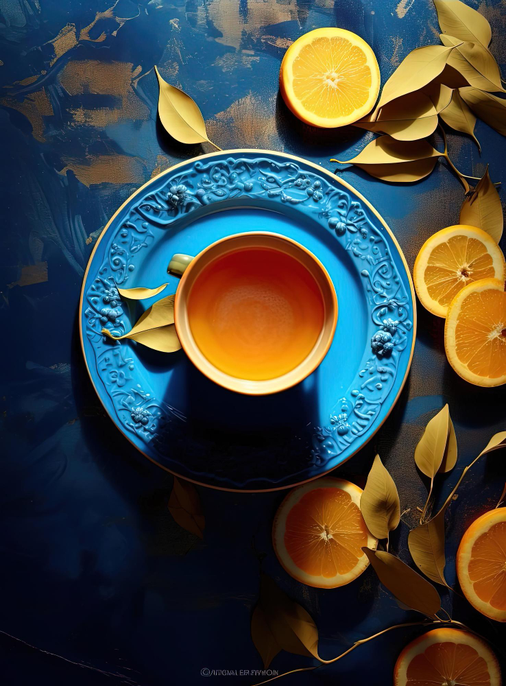 Zesty Citrus Burst Orange Tea-