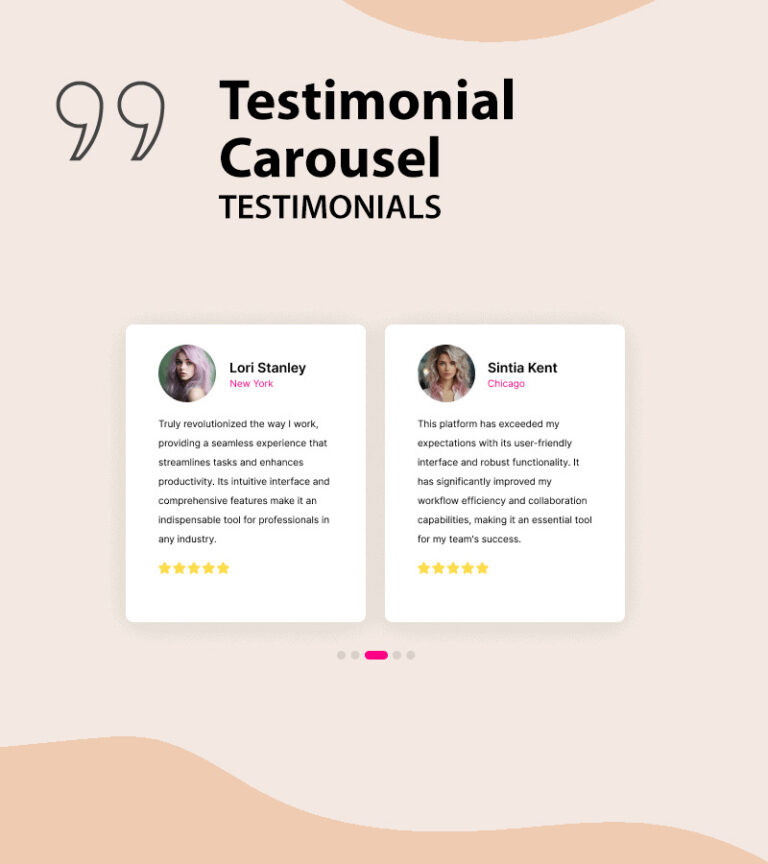 TestimonialCarousel